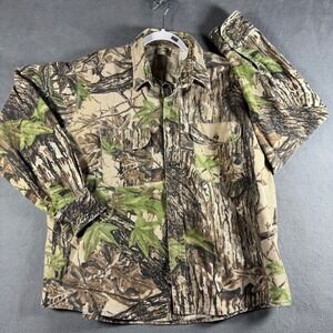 Vintage Five Brother Realtree Camo Shirt XL Button Up Hunting USA